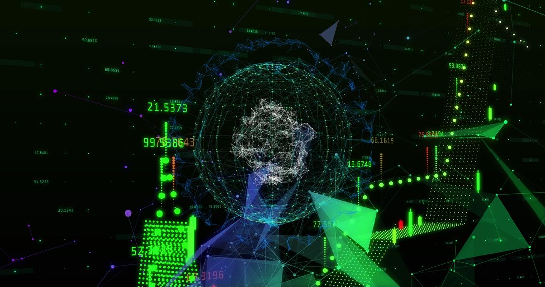 Global Financial Networks with Digital Data Visualizations
