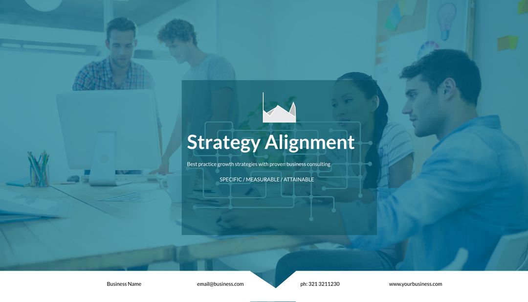 Team Collaborating on Strategic Business Planning in Modern Office