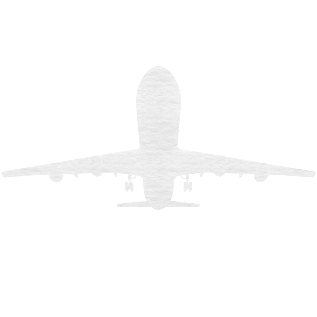 Transparent Airplane Vector Silhouette Isolated on Transparent Background - Download Free Stock Images Pikwizard.com