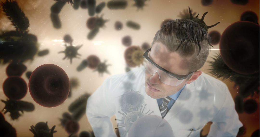 Scientist Examining Microorganisms in Lab Environment - Free Images, Stock Photos and Pictures on Pikwizard.com