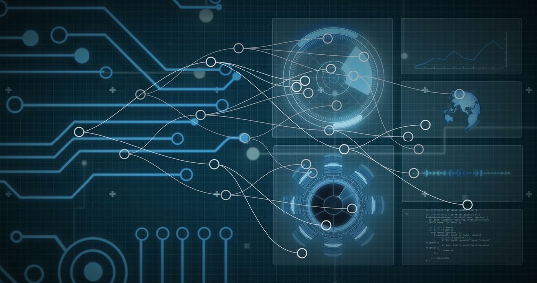 Digital Network Connections with Circuit and Technology Elements