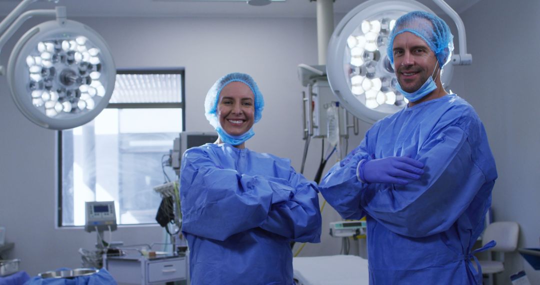 Confident Medical Surgeons Preparing in Operating Room - Free Images, Stock Photos and Pictures on Pikwizard.com