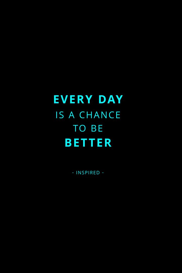 Motivational Quote on Black Background for Personal Growth