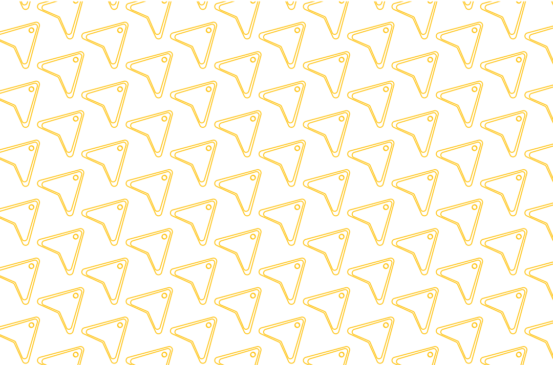 Yellow Geometric Pattern on Transparent Background for Creative Design