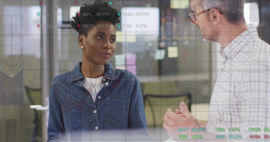 Collaborating Professionals Analyzing Data Integration