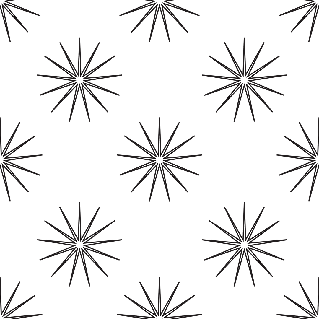 Transparent Christmas Star Pattern Festive Design