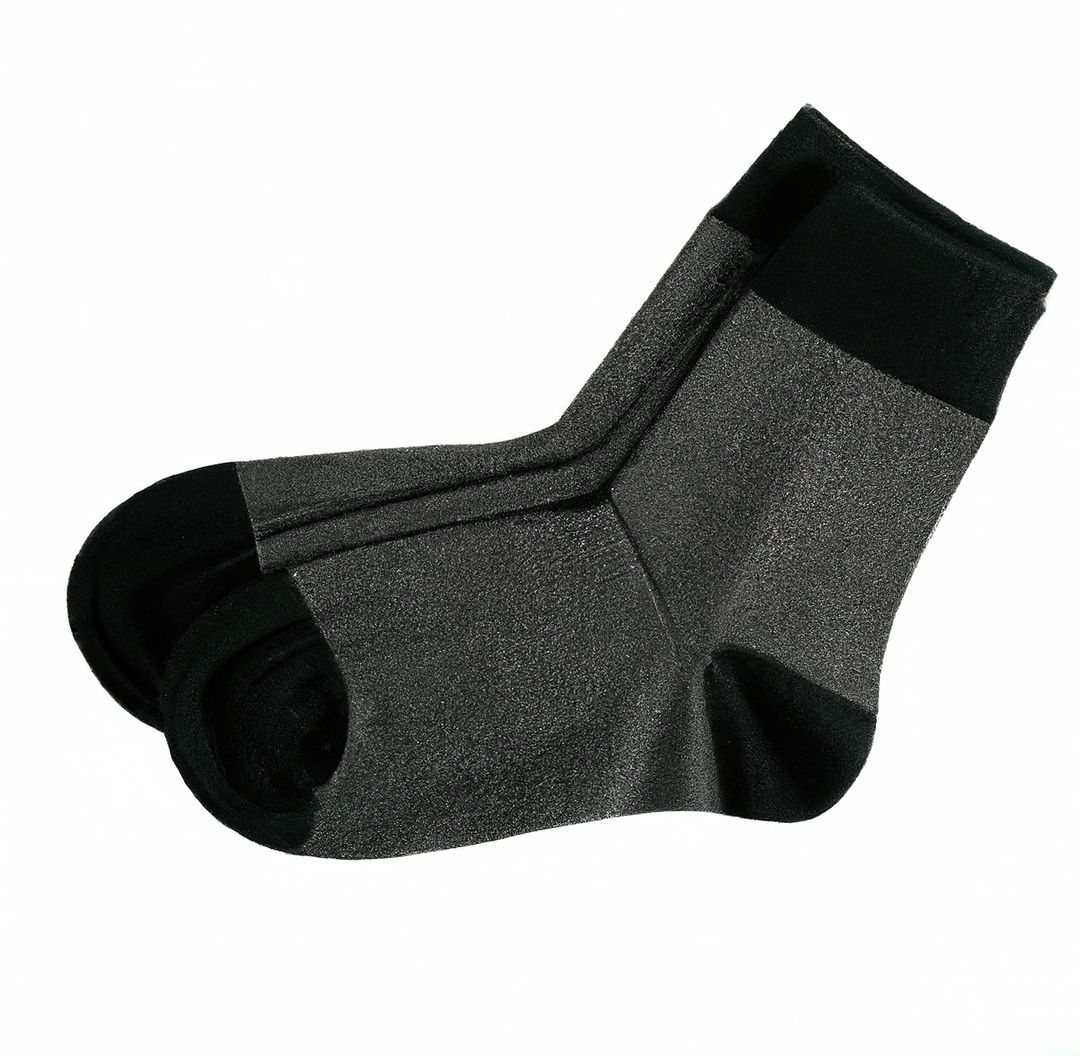 Close up of black and grey socks on white background - Free Images, Stock Photos and Pictures on Pikwizard.com