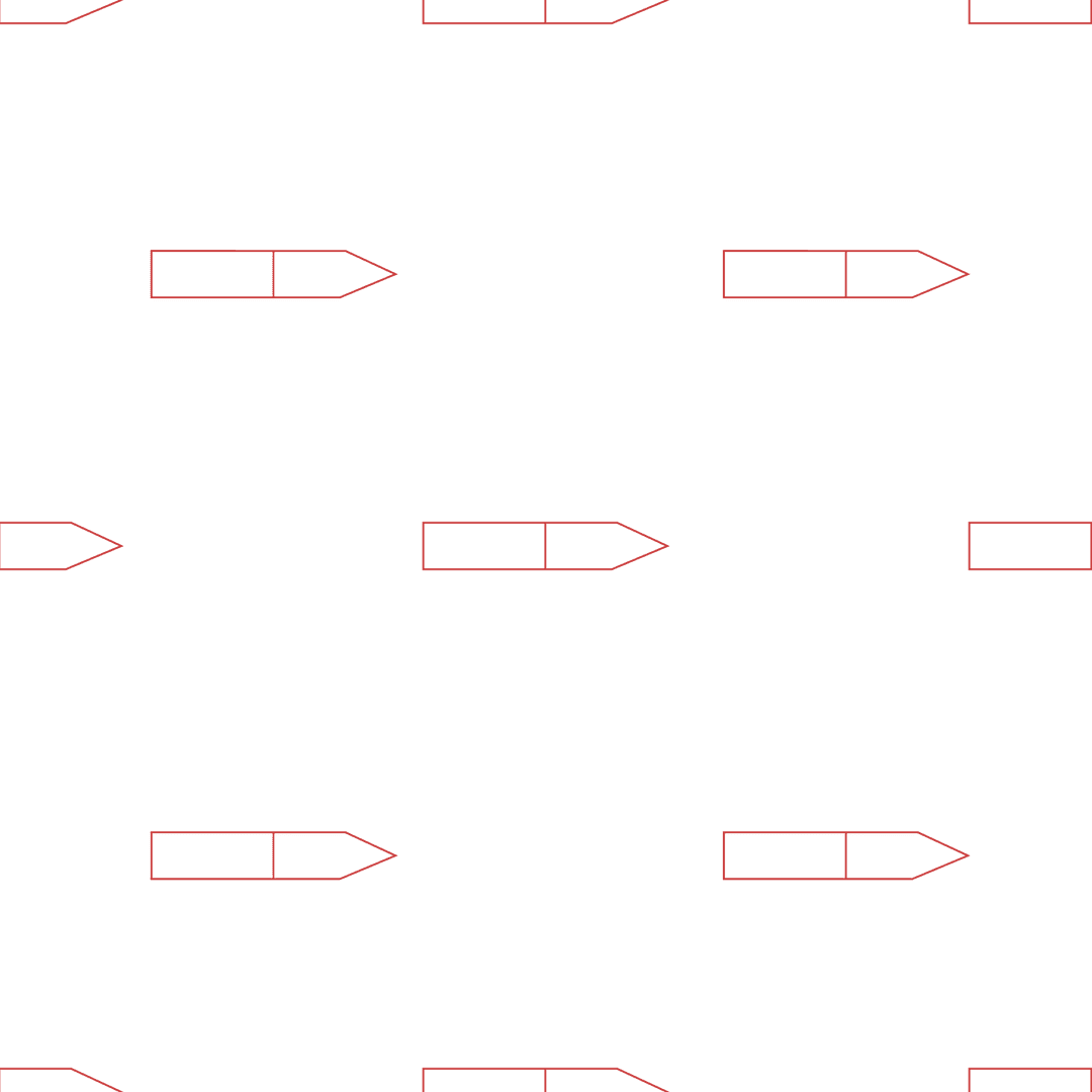 Transparent Pattern of Red Pencils with Black Background