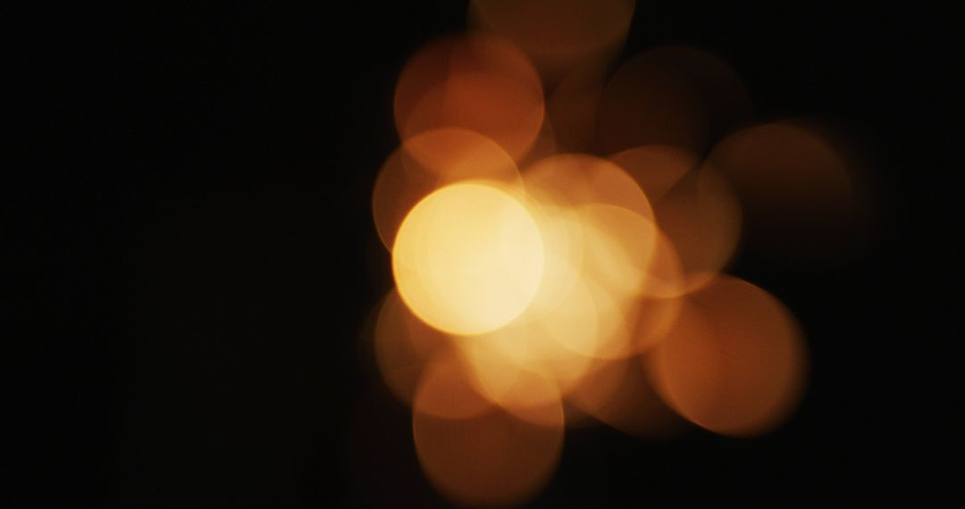 Defocused Bokeh Lights from Party Sparklers