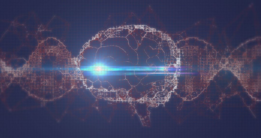 Glowing Brain in Digital Interface with DNA and Circuits