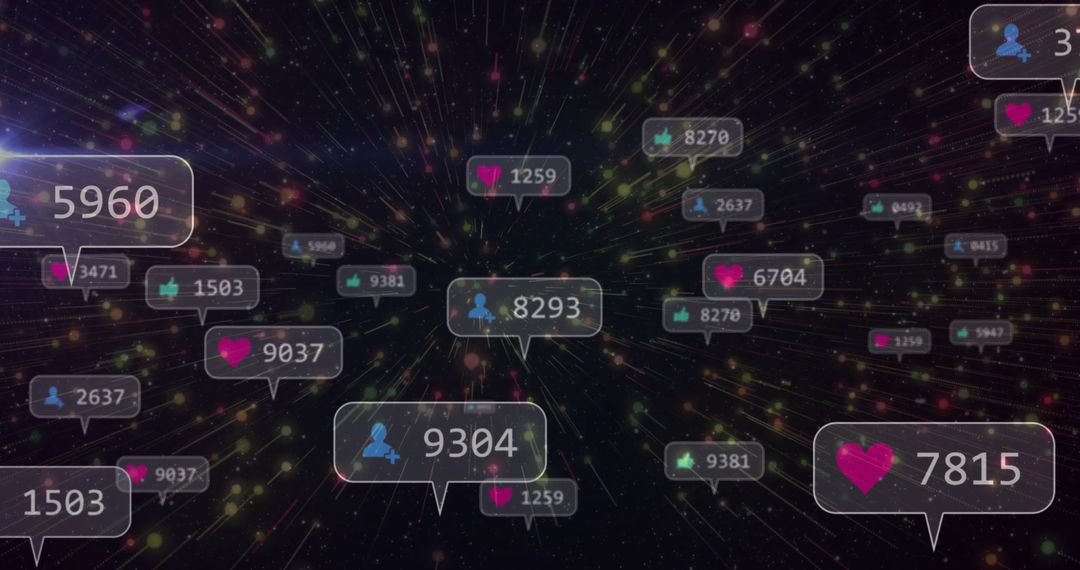 Social Media Connection with User Stats in Virtual Space