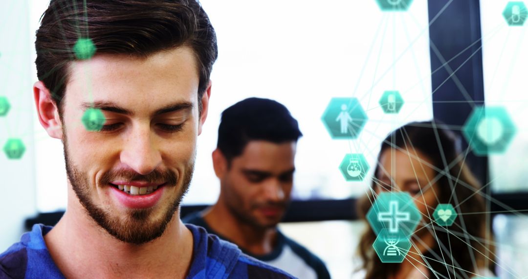 Young Innovators Collaborating on Digital Health Solutions