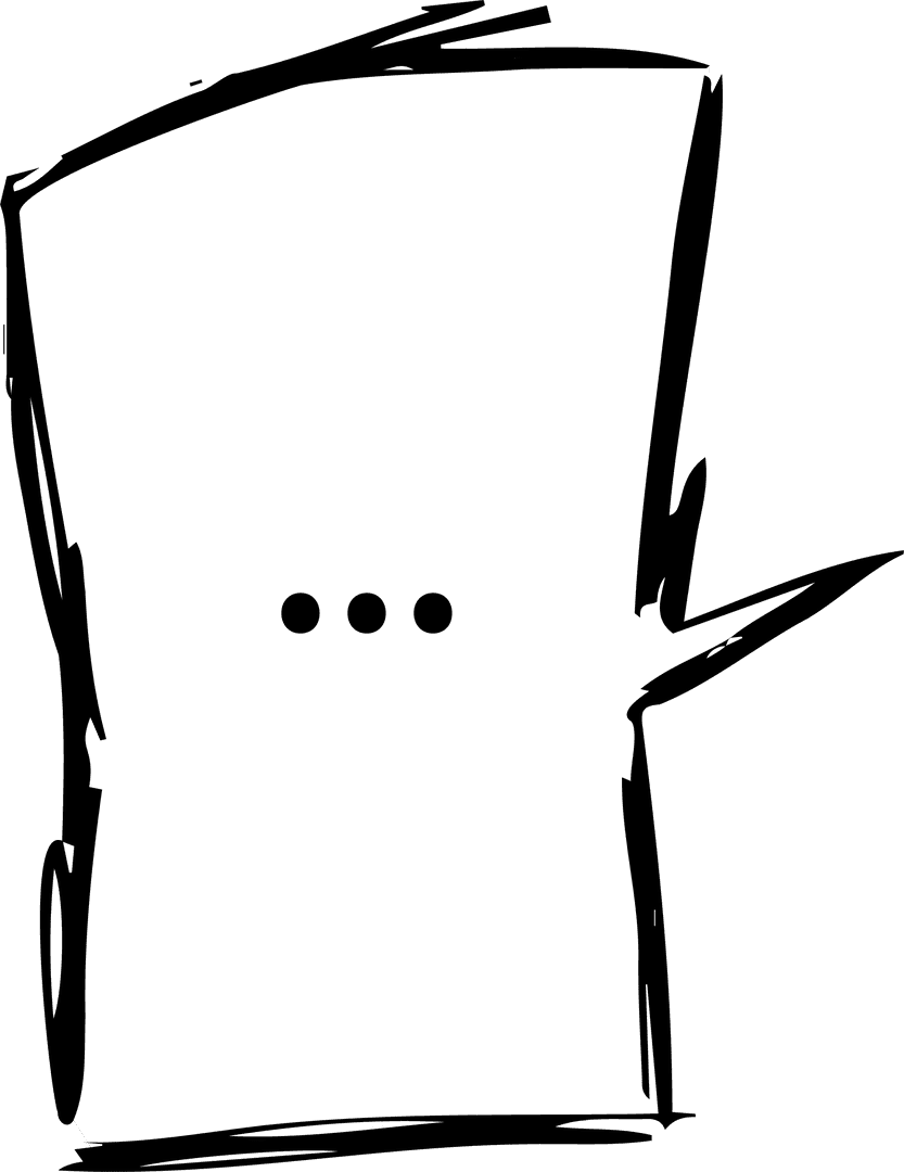 Minimalist Transparent Speech Bubble With Brushstroke Fit On Design Text Chat