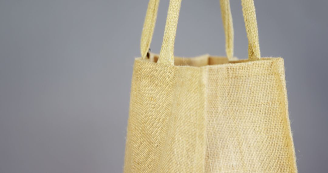 Eco-friendly Jute Tote Bag with Simple Design - Free Images, Stock Photos and Pictures on Pikwizard.com