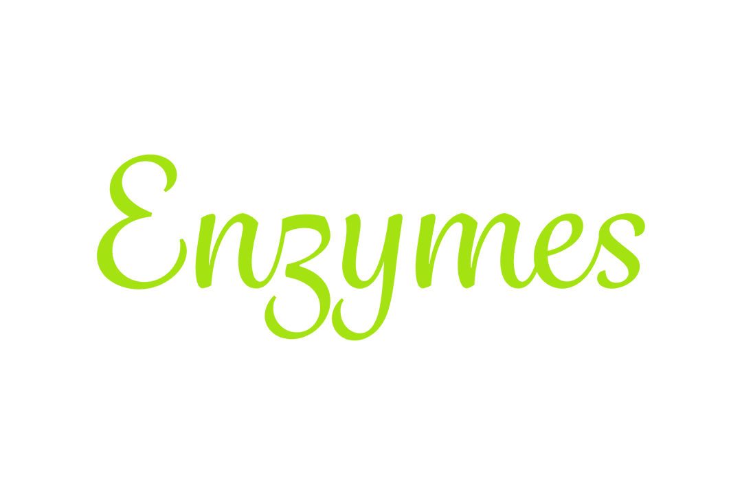 Enzymes Text Transparent Design for Science Concepts