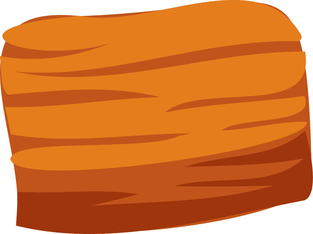 Abstract Transparent Orange Panel with Dark Streaks on Backdrop