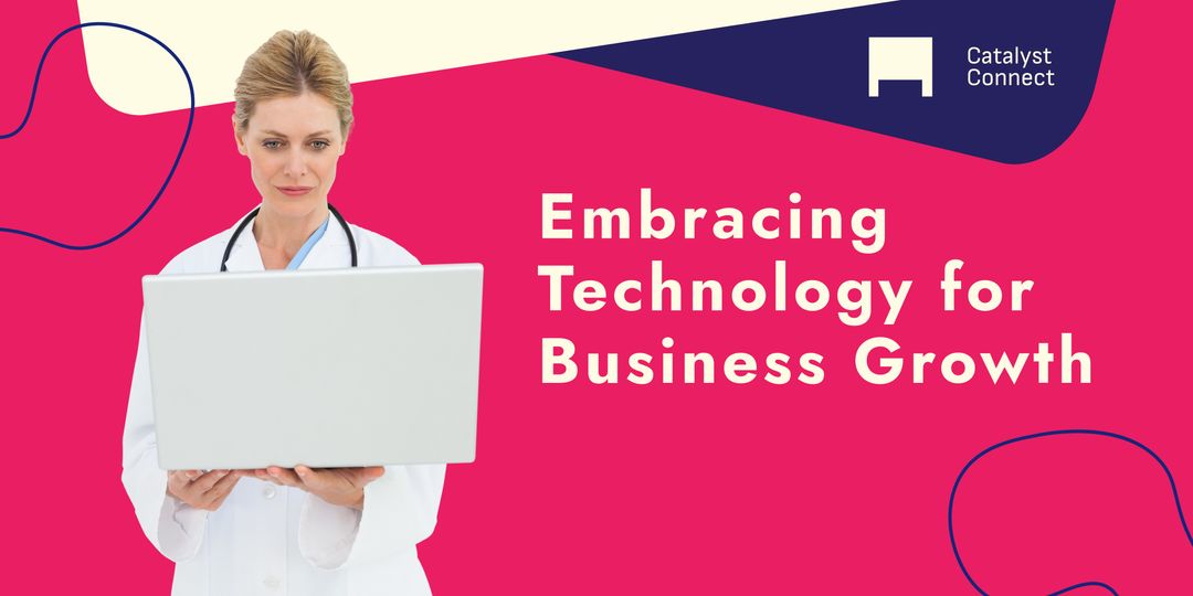 Healthcare Professional Embracing Technology for Business Growth - Download Free Stock Templates Pikwizard.com