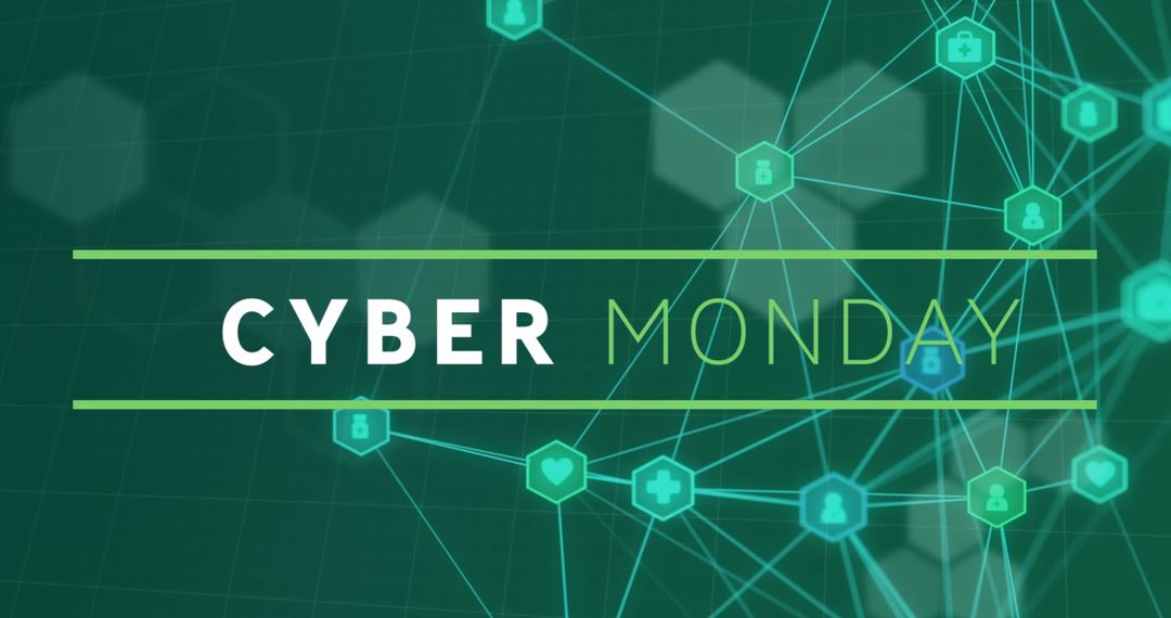 Cyber Monday Digital Network Interface Illustration
