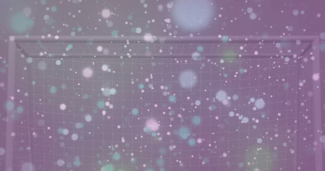 Abstract Glowing Light Spots on Pastel Background