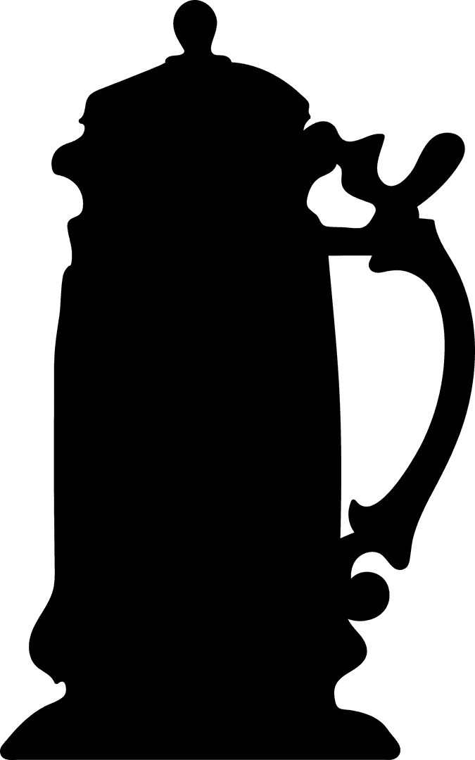 Digital PNG Coffee Pot on Transparent Background for Design