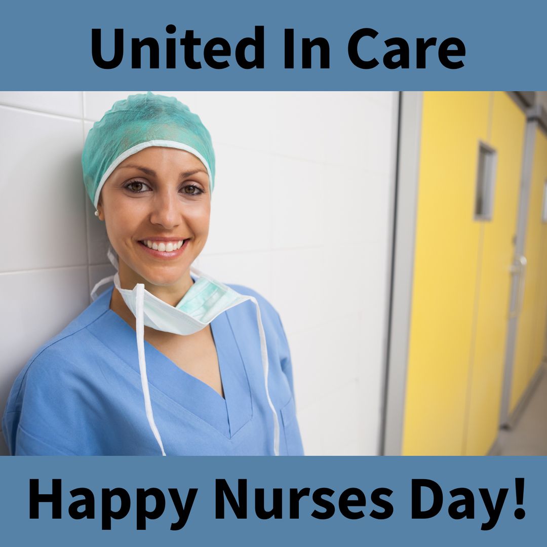 Happy Nurses Day Celebration with Smiling Healthcare Professional