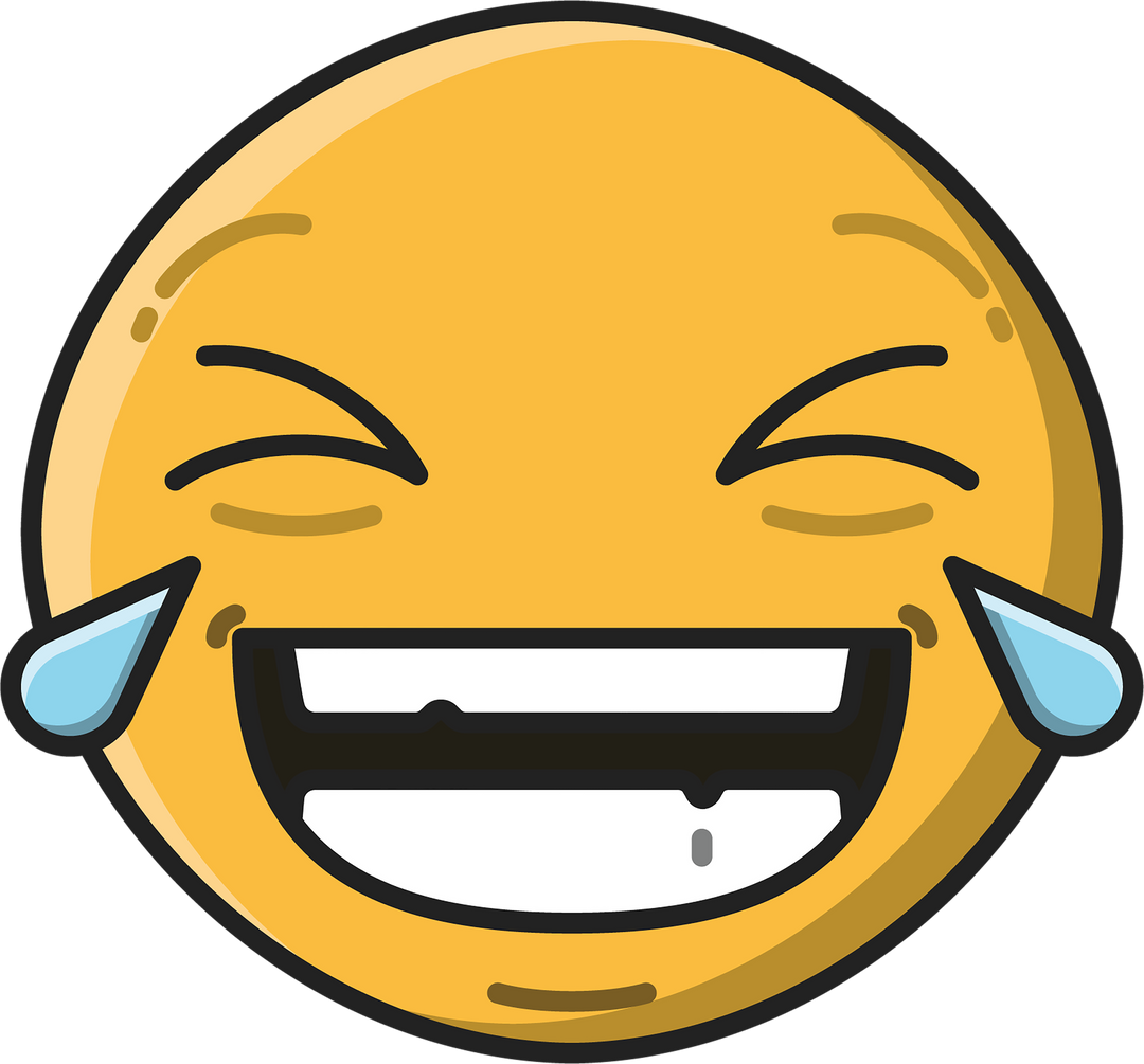 Laughing Tears Emoji on Transparent Background - Download Free Stock Images Pikwizard.com