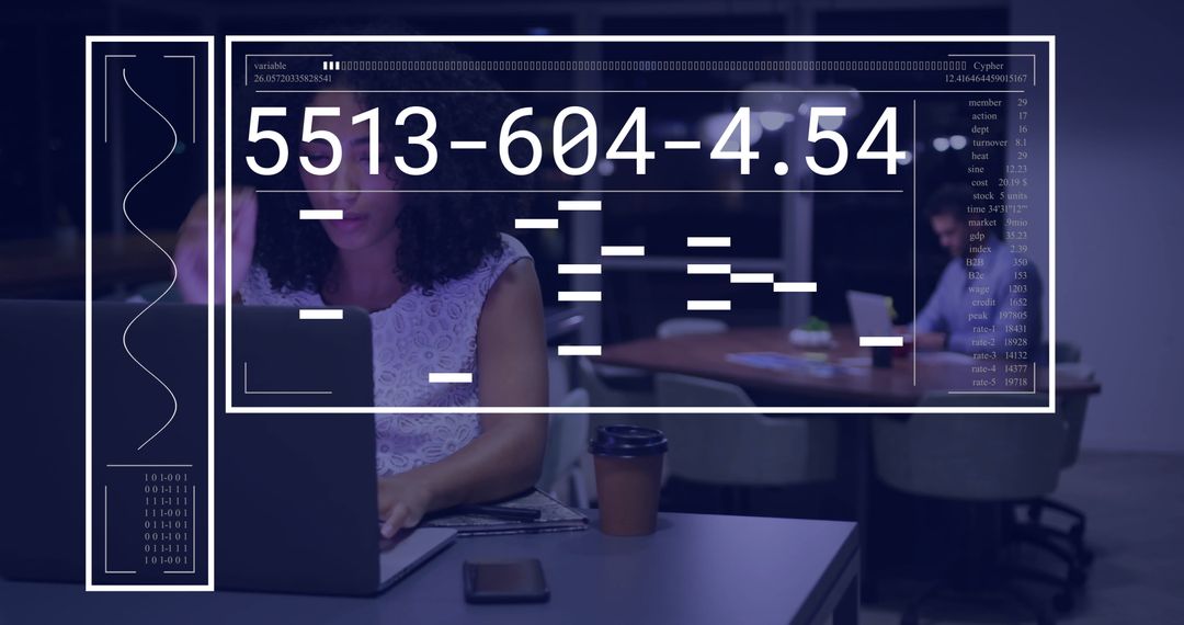 Financial Data Processing with Diverse Team in Office