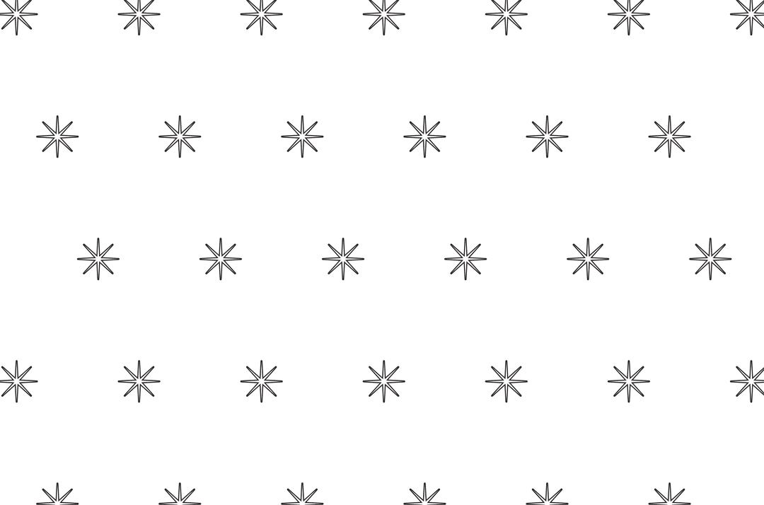 Black Repeated Shapes Transparent Background Minimalist Pattern