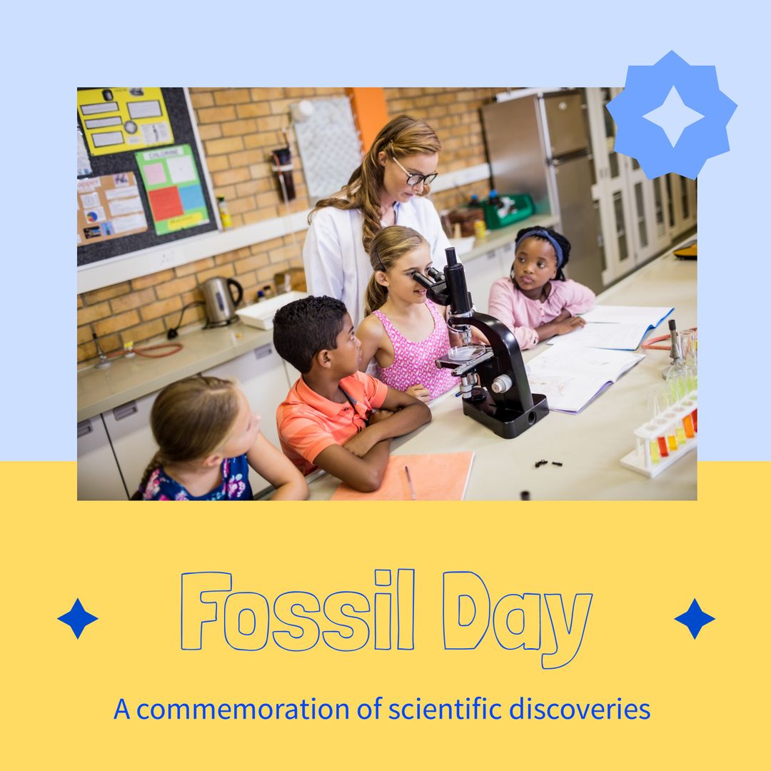 Diverse Children Learning About Fossils in Science Class - Download Free Stock Images Pikwizard.com