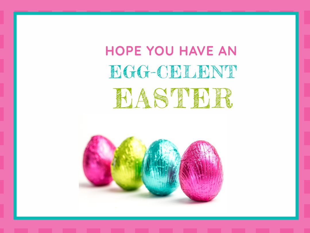 Easter Celebration With Colorful Foil-Wrapped Chocolate Eggs - Download Free Stock Templates Pikwizard.com