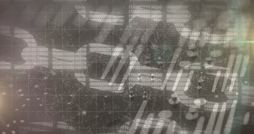 Digital Data Streams with Secure Processing Networks - Free Images, Stock Photos and Pictures on Pikwizard.com