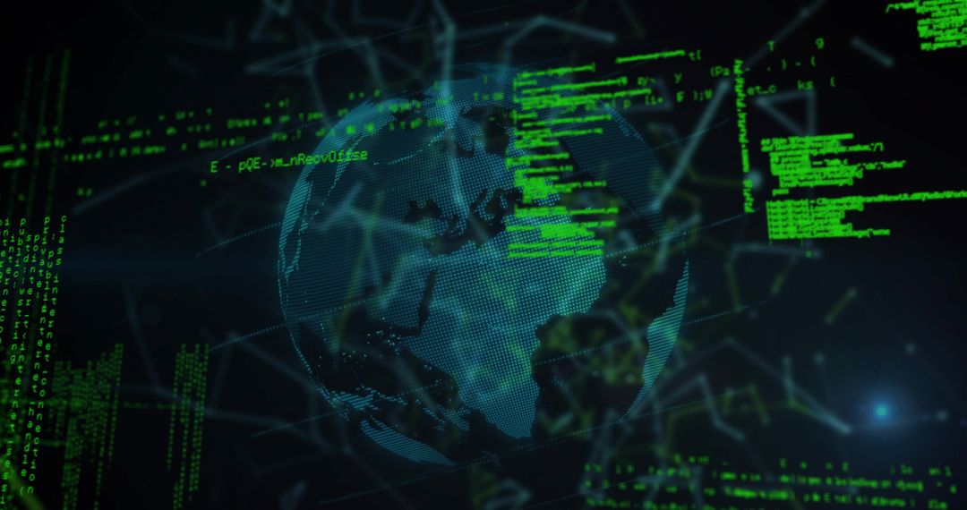 Holographic Globe in 3D Network with Streaming Green Code