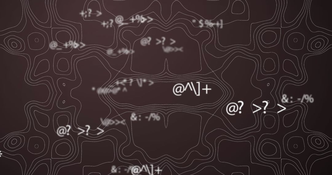 Abstract Digital Connections on Topographical Network Concept