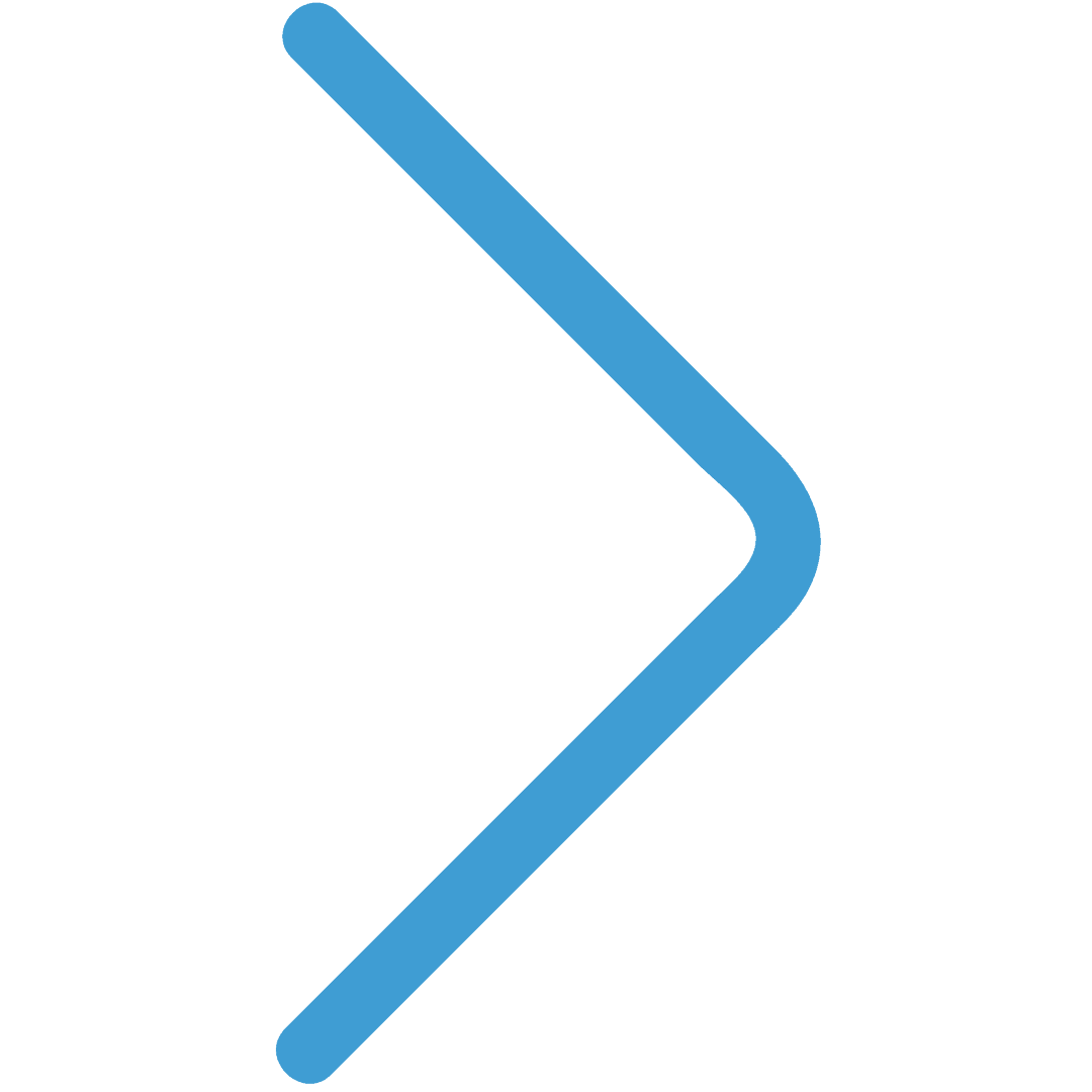 Blue Arrow Pointing Right on Clear Background