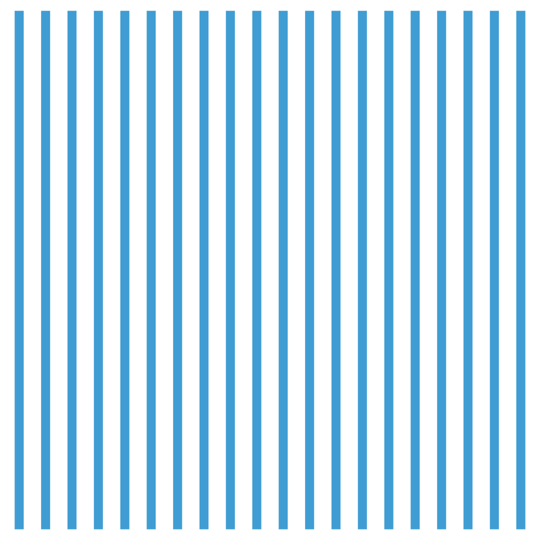 Blue Vertical Stripes on Transparent Background Design