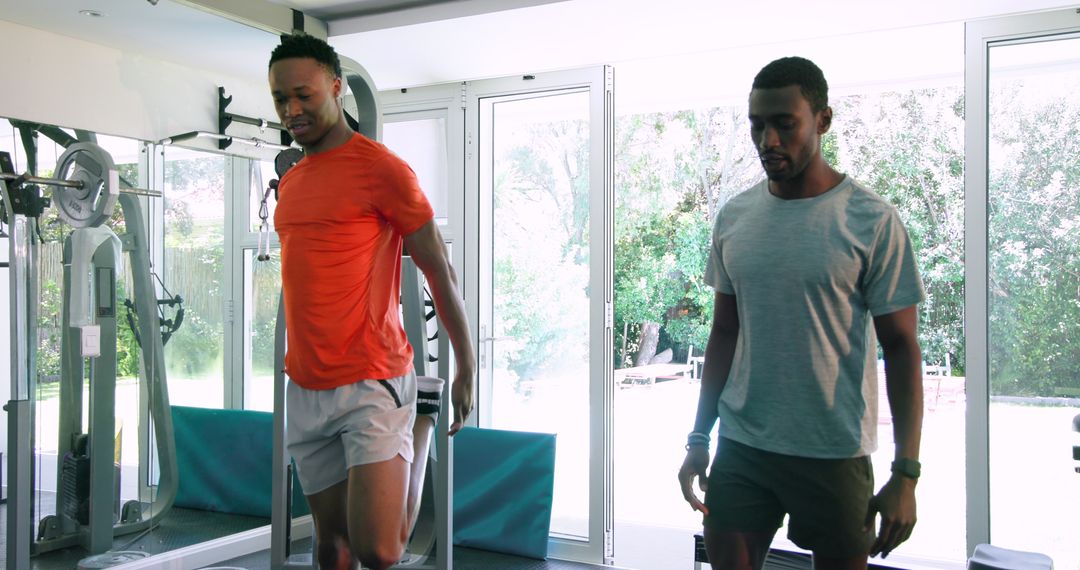 Exercising Together in Gym for Fitness and Teamwork