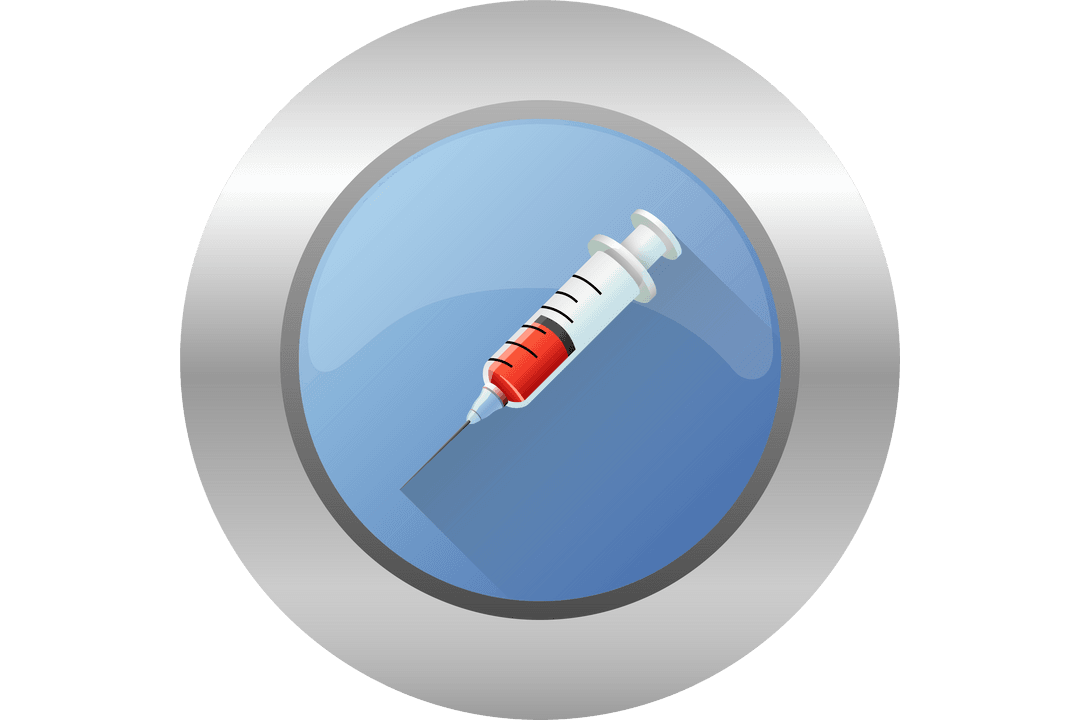 Transparent Syringe Illustration for Healthcare and Medical Purpose