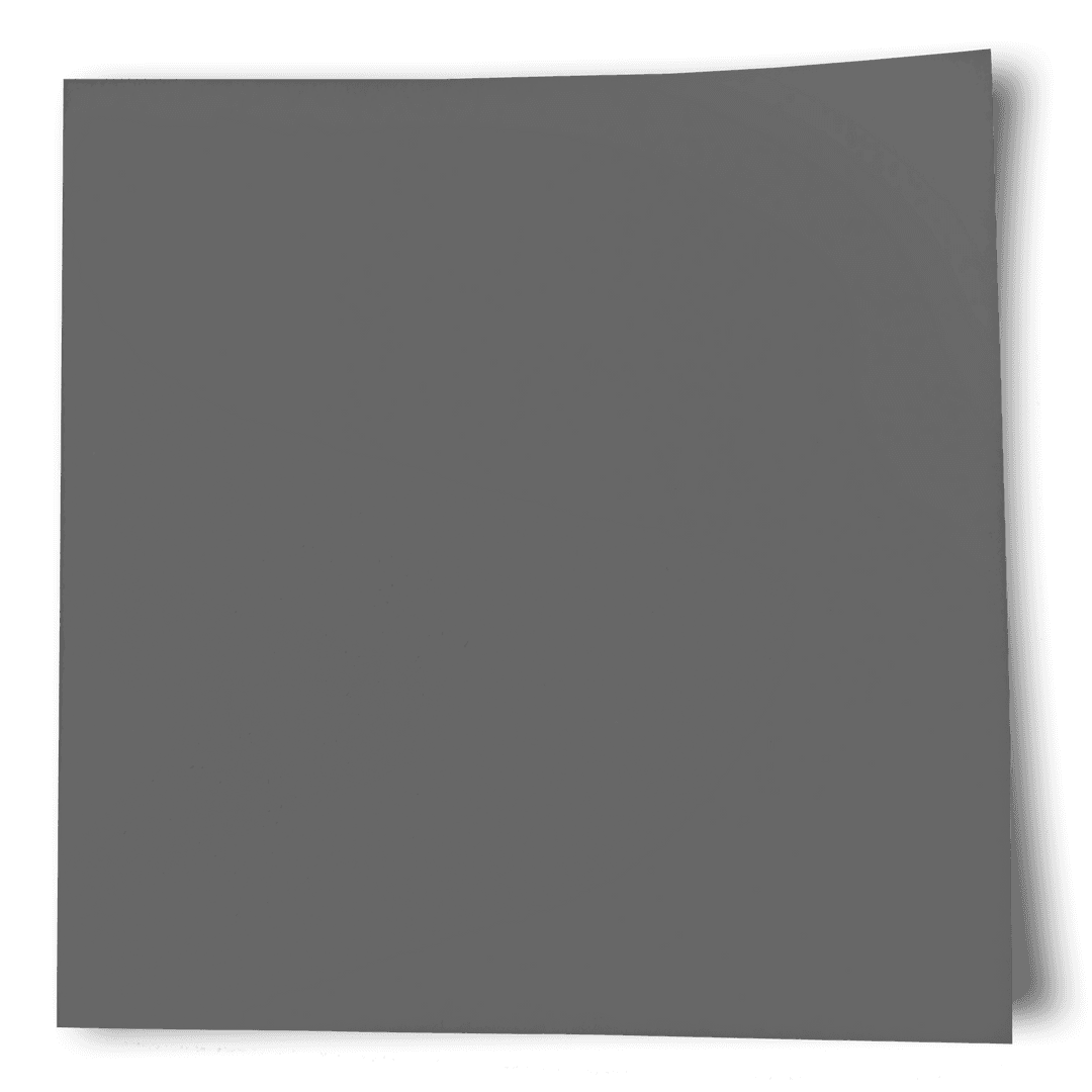 Transparent Gray Sticky Note on Clean Background