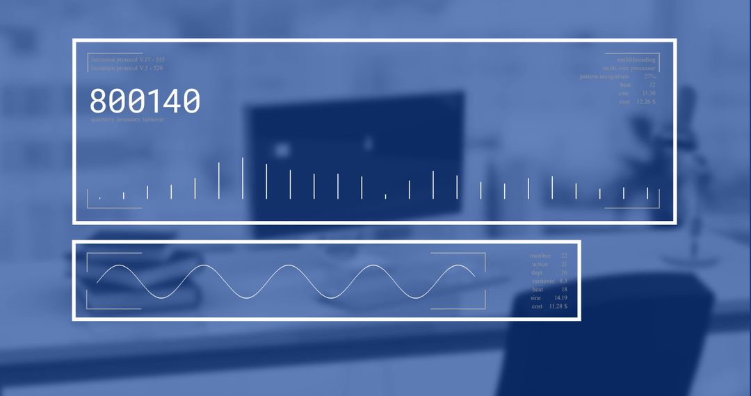 Digital Data Interface Over Office Desk