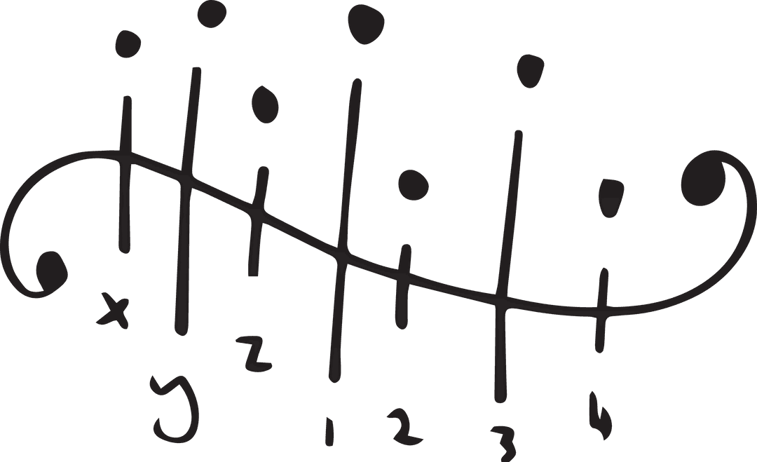 Creative Transparent Mathematical Diagram Illustration with Labels
