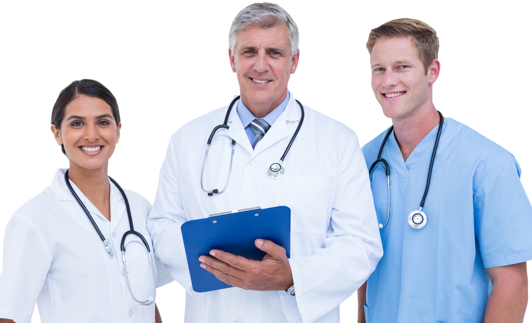 Transparent Healthcare Team Together Smiling At Camera - Download Free Stock Images Pikwizard.com