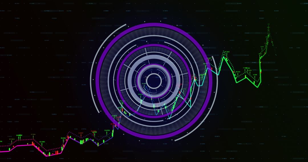 Futuristic Financial Data Processing and Analysis Concept