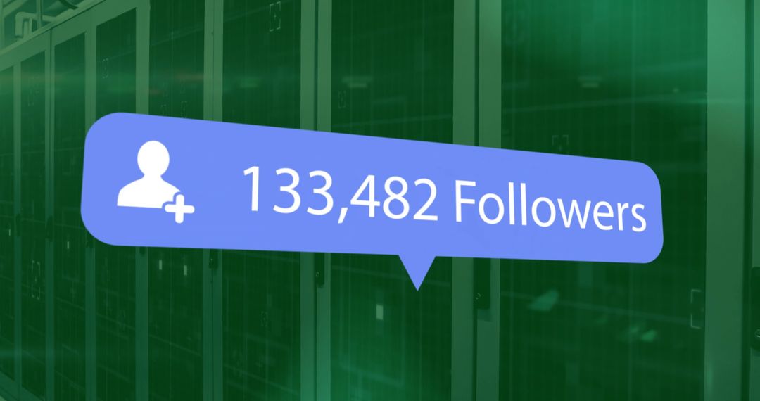 Social Media Growth in Digital Data Environment Concept