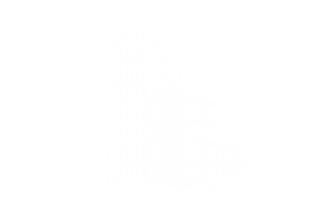 Transparent Architectural 3D Model of Modern Building