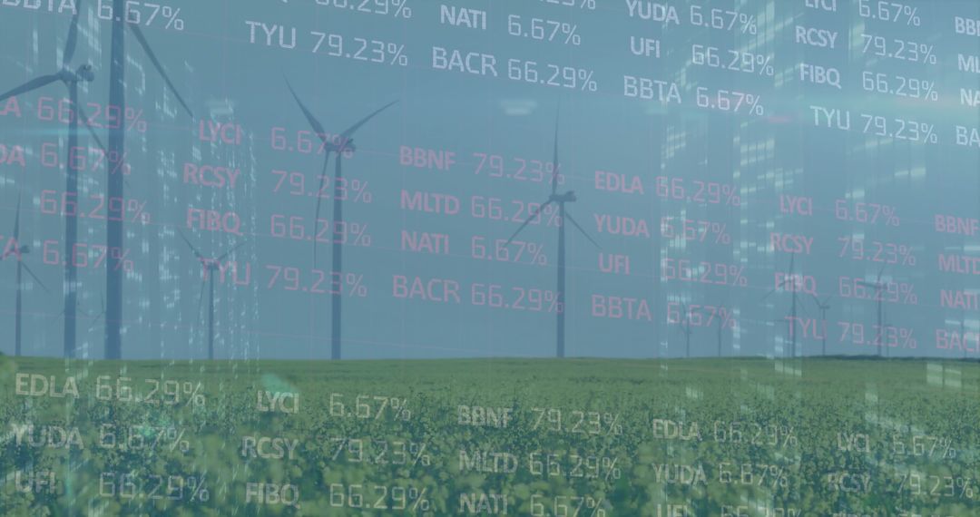 Green Energy Merging with Financial Markets and Technology Data Overlay