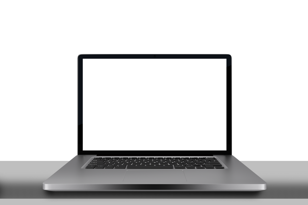 Transparent Background Isolated Modern Laptop with Blank Screen - Download Free Stock Images Pikwizard.com