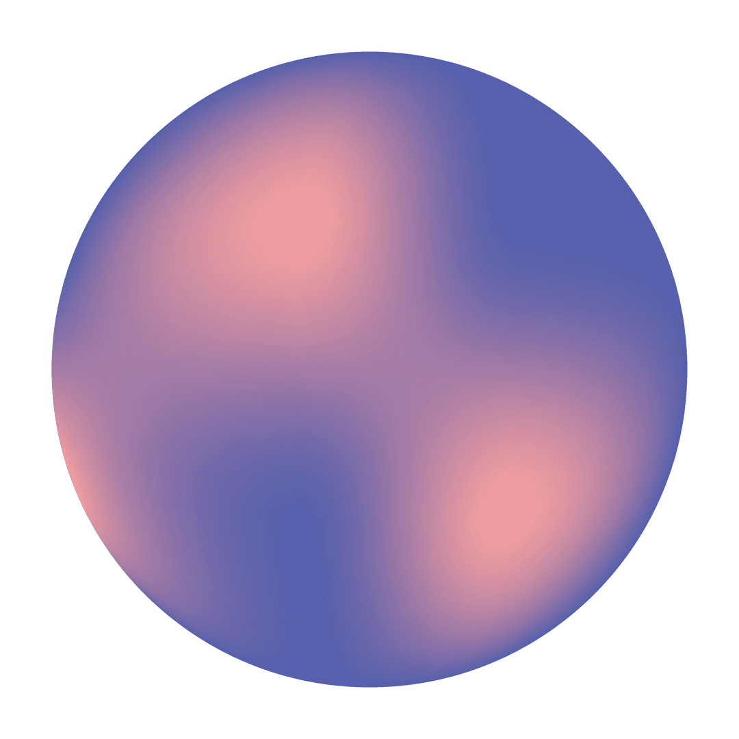 Colorful Geometric Sphere on Transparent Background