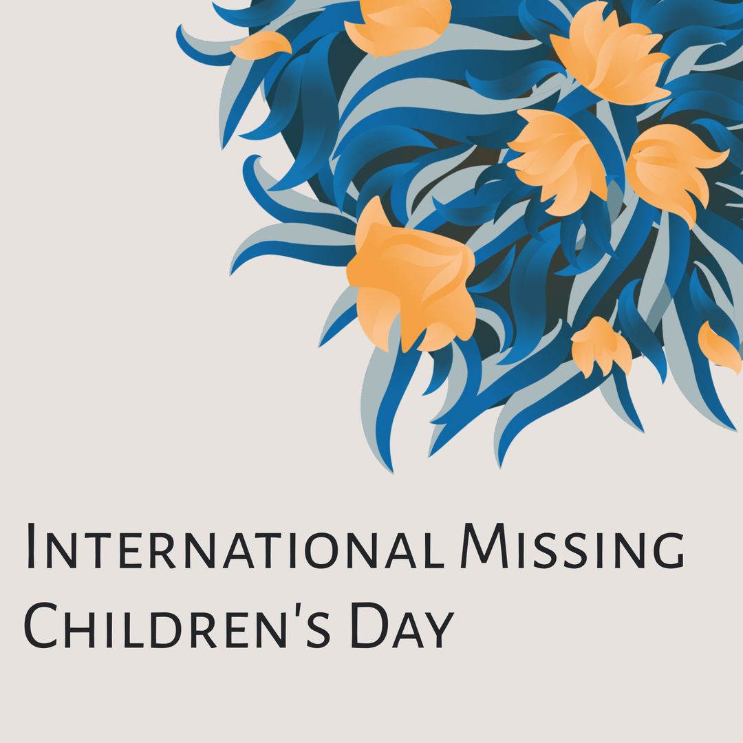 International Missing Children's Day Awareness Poster