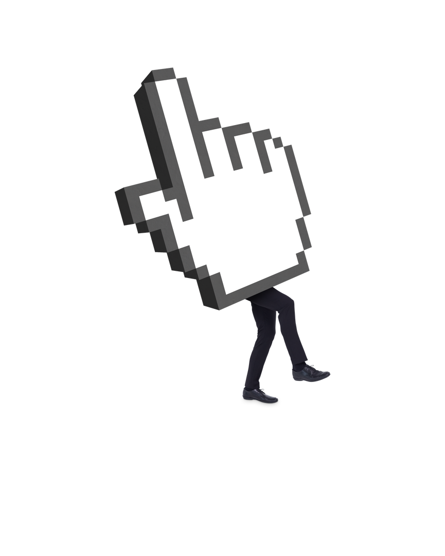 Digital Cursor Footwear Character on Transparent Background - Download Free Stock Images Pikwizard.com