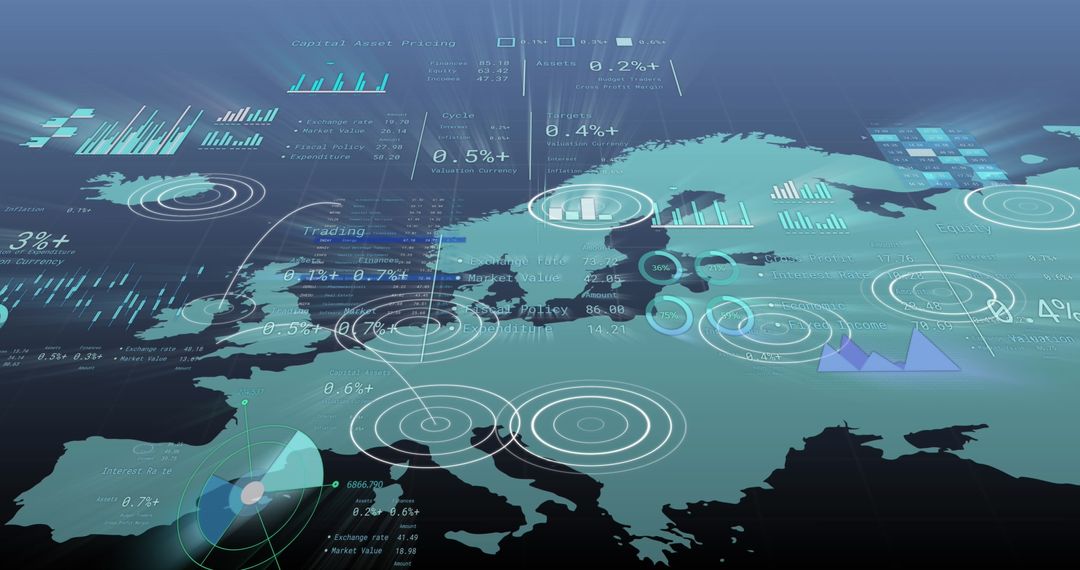 World Map with Financial Data Augmentation for Global Business Insights
